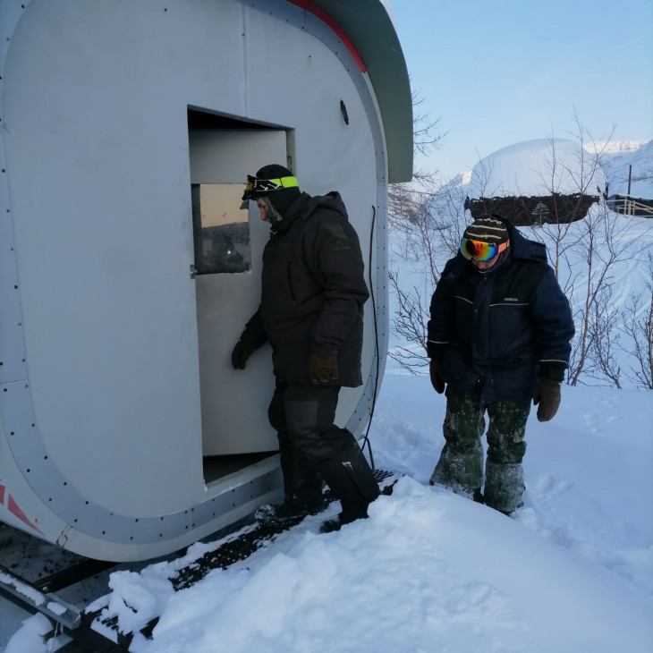 Жилой горный модуль на опорном участке ЗТ