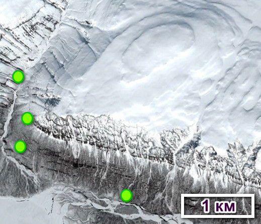 Район проведения исследований — на снимке из космоса